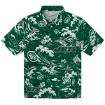 New York Jets Hawaiian Shirt - Personalized Wave Florals Green 1 new-york-jets-hawaiian-shirt-personalized-wave-florals-green-best-selling