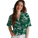 new-york-jets-hawaiian-shirt-personalized-wave-florals-green-best-selling