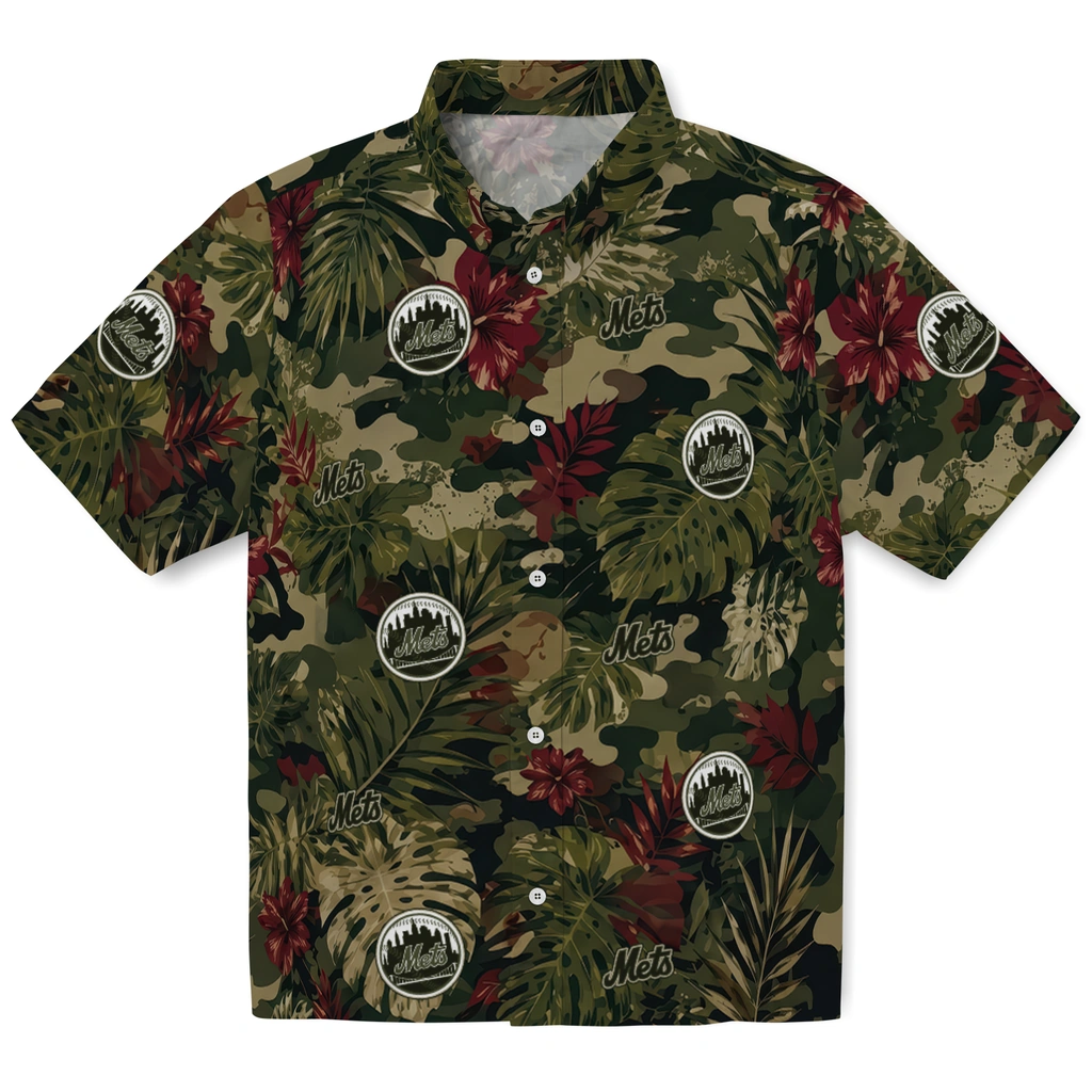 new-york-mets-hawaiian-shirt-customized-foliage-camo-dark-olive-green-best-selling new york mets hawaiian shirt customized foliage camo dark olive green best selling