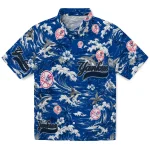 New York Yankees Hawaiian Shirt - Personalized Wave Florals Navy 1 new-york-yankees-hawaiian-shirt-personalized-wave-florals-navy-best-selling