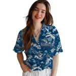 north-carolina-tar-heels-hawaiian-shirt-custom-wave-florals-light-blue-best-selling