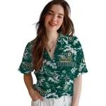 oakland-athletics-hawaiian-shirt-custom-wave-florals-green-best-selling