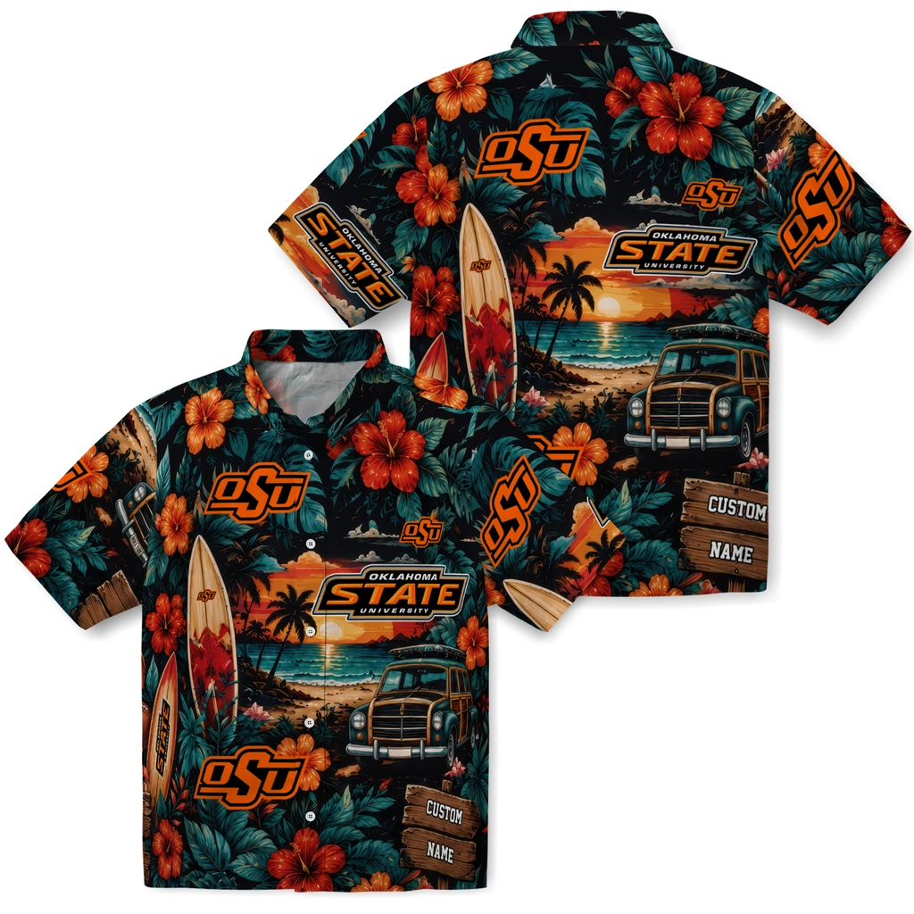 oklahoma-state-cowboys-hawaiian-shirt-personalized-scenic-collage-black-green-high-quality