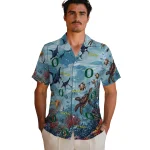 oregon-ducks-hawaiian-shirt-customized-coral-reef-aqua-best-selling