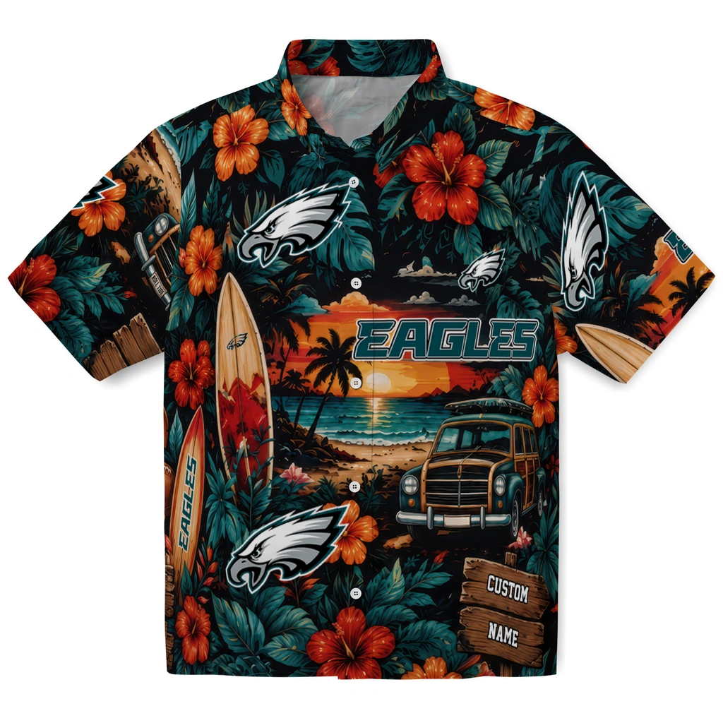 philadelphia-eagles-hawaiian-shirt-personalized-scenic-collage-black-green-best-selling philadelphia eagles hawaiian shirt personalized scenic collage black green best selling