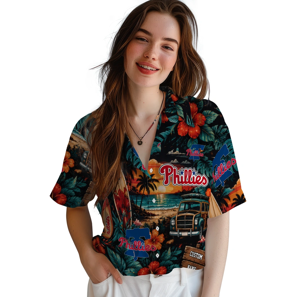 philadelphia-phillies-hawaiian-shirt-custom-scenic-collage-black-green-latest-model
