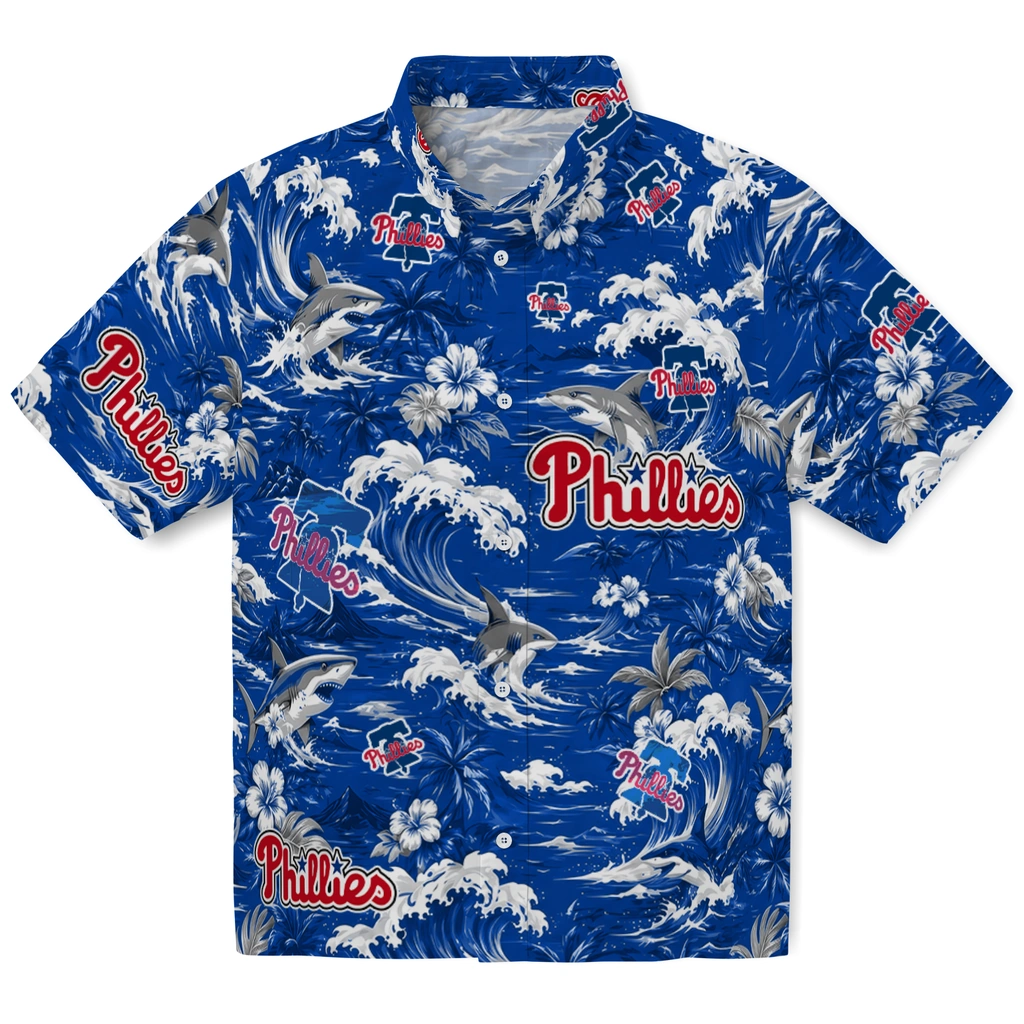 philadelphia-phillies-hawaiian-shirt-customized-wave-florals-blue-best-selling philadelphia phillies hawaiian shirt customized wave florals blue best selling