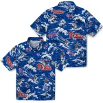 philadelphia-phillies-hawaiian-shirt-customized-wave-florals-blue-best-selling