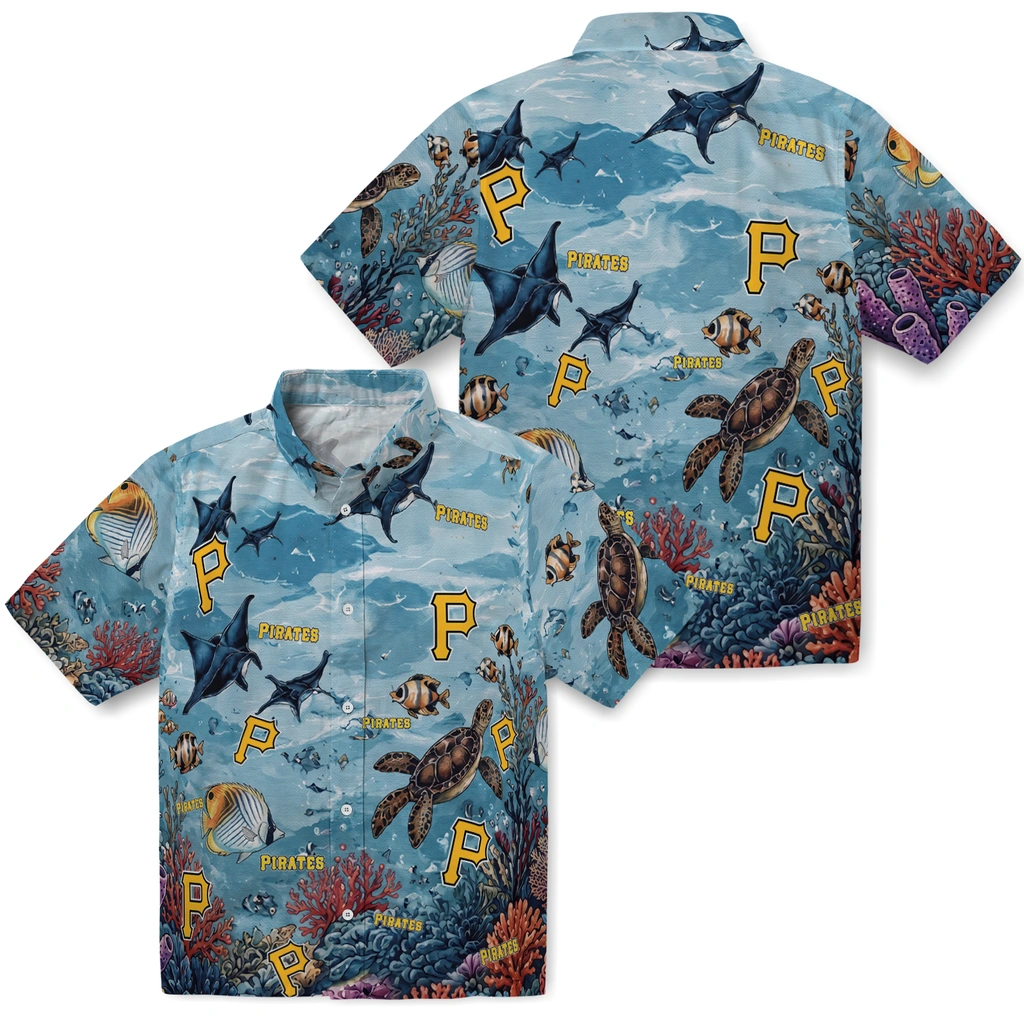 pittsburgh-pirates-hawaiian-shirt-customized-coral-reef-aqua-high-quality