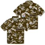 pittsburgh-steelers-hawaiian-shirt-customized-wave-florals-gold-best-selling