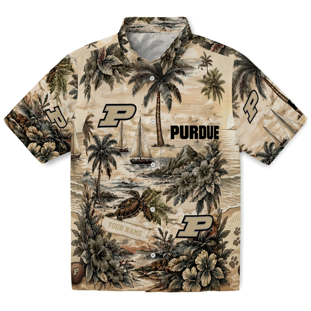 purdue-boilermakers-hawaiian-shirt-personalized-island-voyage-gold-beige-best-selling purdue boilermakers hawaiian shirt personalized island voyage gold beige best selling