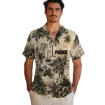 purdue-boilermakers-hawaiian-shirt-personalized-island-voyage-gold-beige-best-selling
