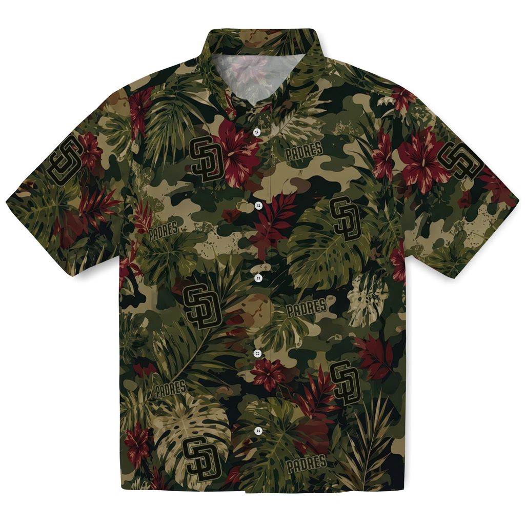 san-diego-padres-hawaiian-shirt-custom-foliage-camo-dark-olive-green-best-selling san diego padres hawaiian shirt custom foliage camo dark olive green best selling