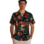 san-francisco-49ers-hawaiian-shirt-customized-scenic-collage-black-green-best-selling