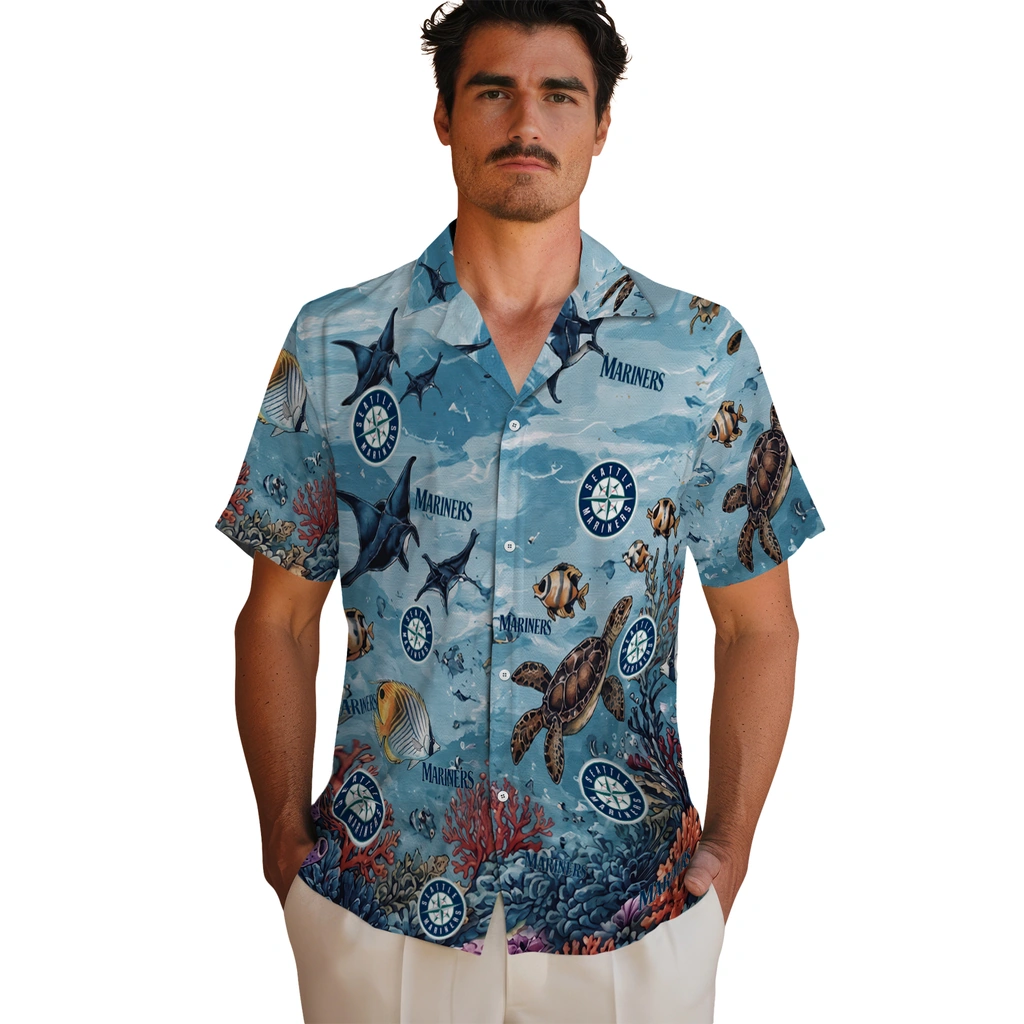 seattle-mariners-hawaiian-shirt-customized-coral-reef-aqua-fashion-forward