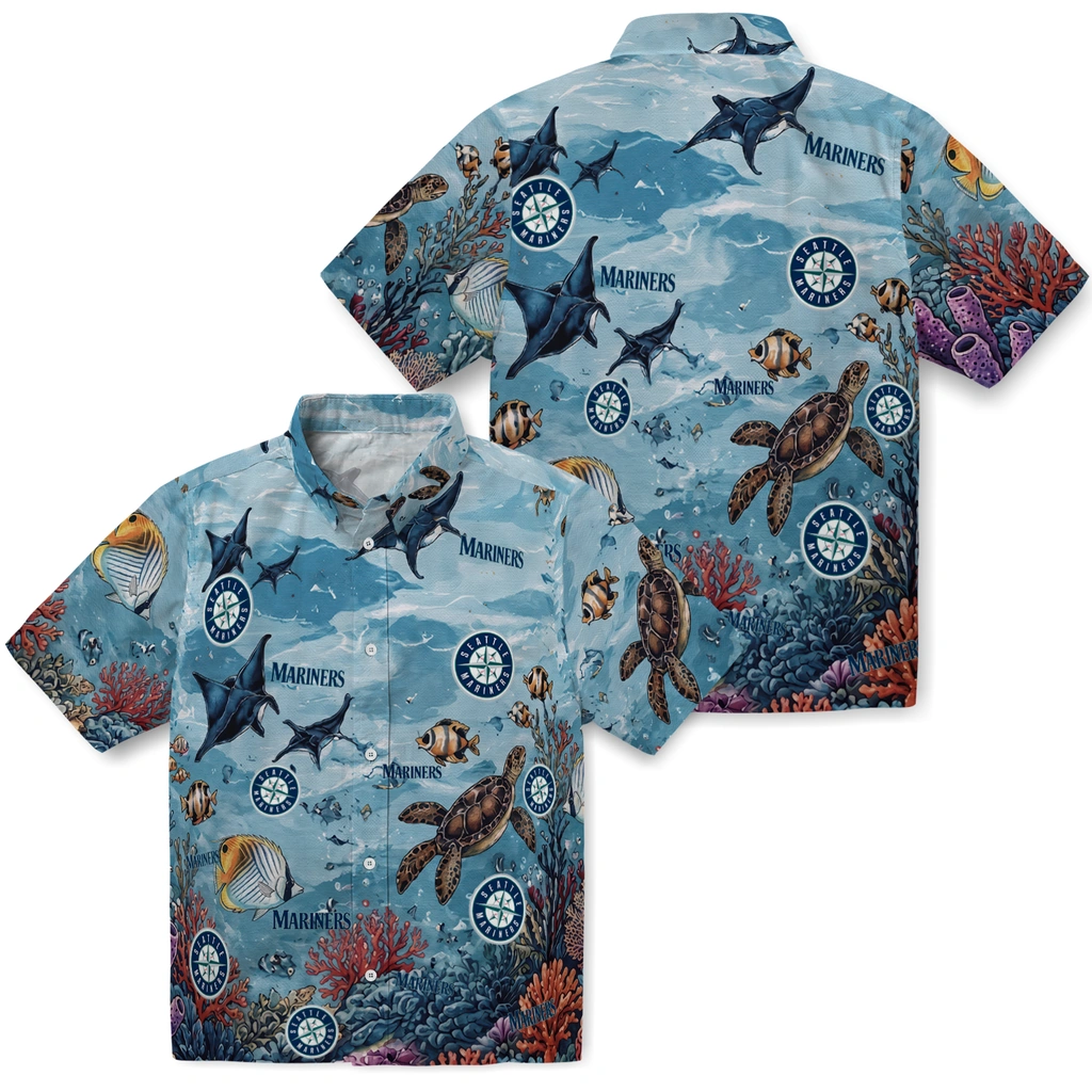 seattle-mariners-hawaiian-shirt-customized-coral-reef-aqua-high-quality