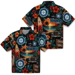 seattle-mariners-hawaiian-shirt-customized-scenic-collage-black-green-best-selling