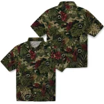 south-carolina-gamecocks-hawaiian-shirt-customized-foliage-camo-dark-olive-green-best-selling