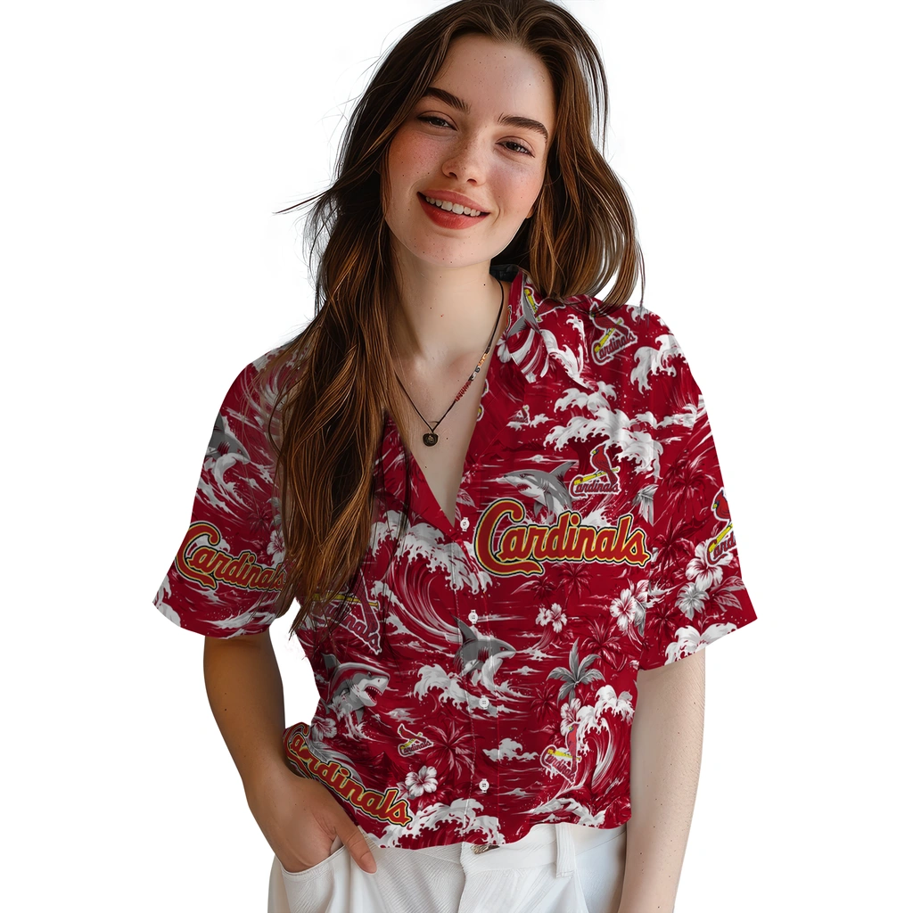 st-louis-cardinals-hawaiian-shirt-custom-wave-florals-red-latest-model