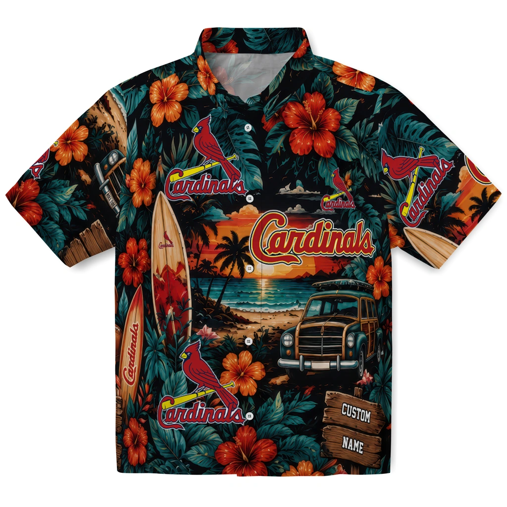 st-louis-cardinals-hawaiian-shirt-personalized-scenic-collage-black-green-best-selling st louis cardinals hawaiian shirt personalized scenic collage black green best selling