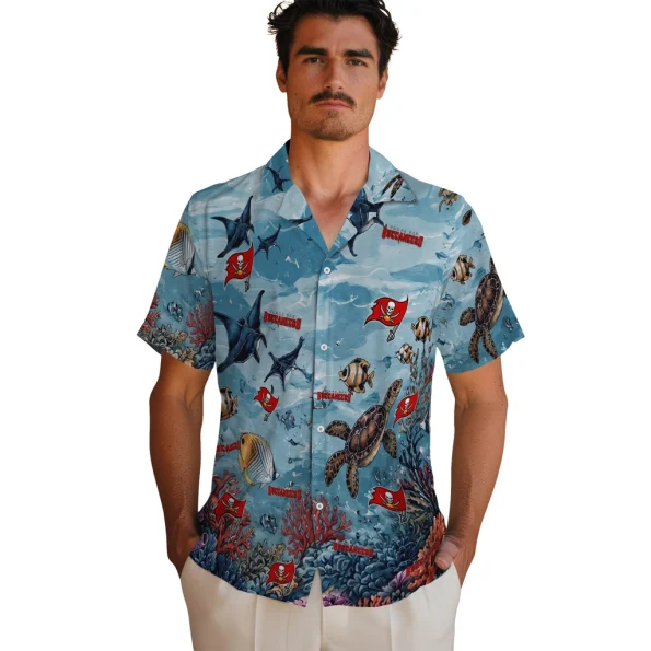 tampa-bay-buccaneers-hawaiian-shirt-custom-coral-reef-aqua-fashion-forward