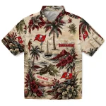 Tampa Bay Buccaneers Hawaiian Shirt - Personalized Island Voyage Red Beige 1 tampa-bay-buccaneers-hawaiian-shirt-personalized-island-voyage-red-beige-best-selling