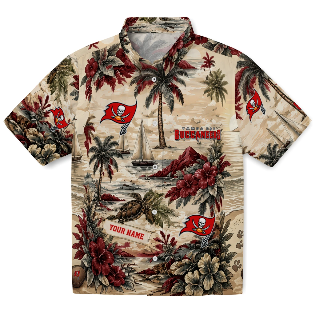 tampa-bay-buccaneers-hawaiian-shirt-personalized-island-voyage-red-beige-best-selling tampa bay buccaneers hawaiian shirt personalized island voyage red beige best selling