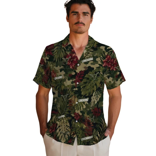 texas-longhorns-hawaiian-shirt-custom-foliage-camo-dark-olive-green-fashion-forward