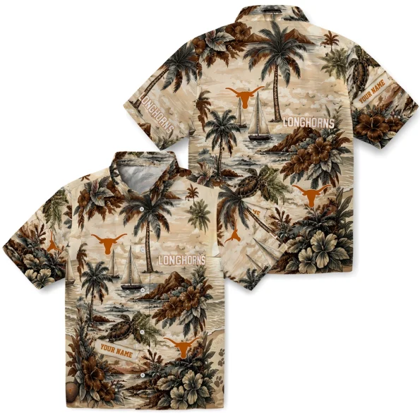 texas-longhorns-hawaiian-shirt-customized-island-voyage-orange-beige-high-quality