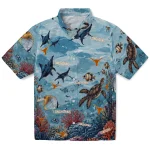 Texas Longhorns Hawaiian Shirt - Personalized Coral Reef Aqua 1 texas-longhorns-hawaiian-shirt-personalized-coral-reef-aqua-best-selling