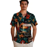 texas-longhorns-hawaiian-shirt-personalized-scenic-collage-black-green-best-selling