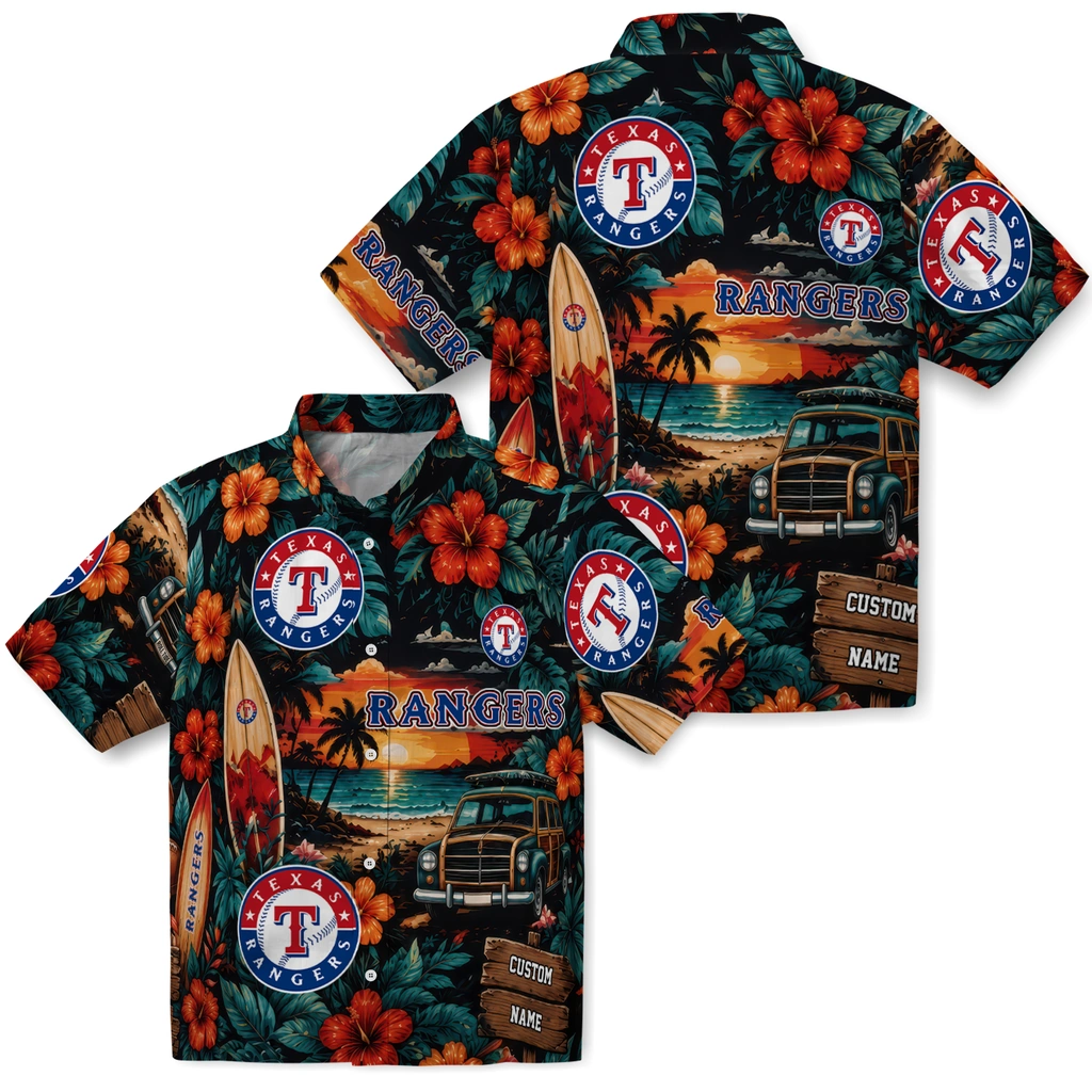 texas-rangers-hawaiian-shirt-customized-scenic-collage-black-green-high-quality