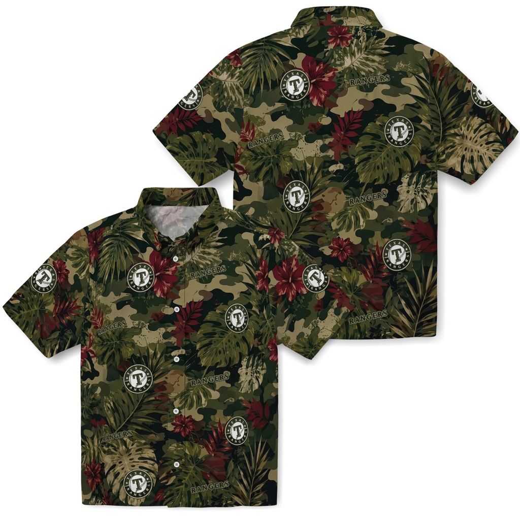 texas-rangers-hawaiian-shirt-personalized-foliage-camo-dark-olive-green-high-quality