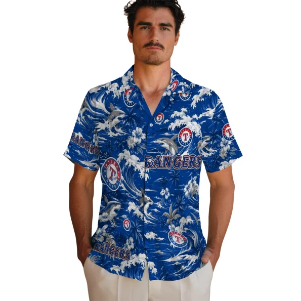 texas-rangers-hawaiian-shirt-personalized-wave-florals-blue-fashion-forward