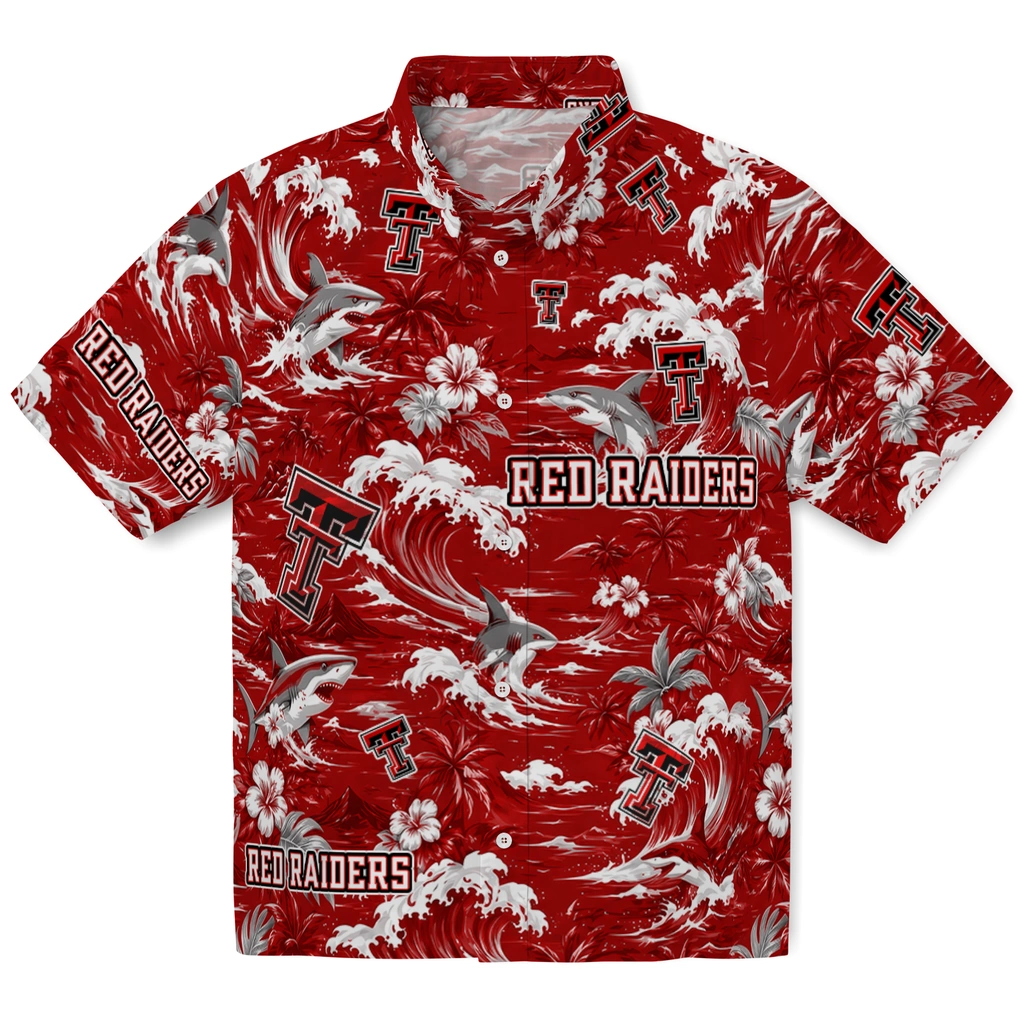 texas-tech-red-raiders-hawaiian-shirt-personalized-wave-florals-red-best-selling texas tech red raiders hawaiian shirt personalized wave florals red best selling
