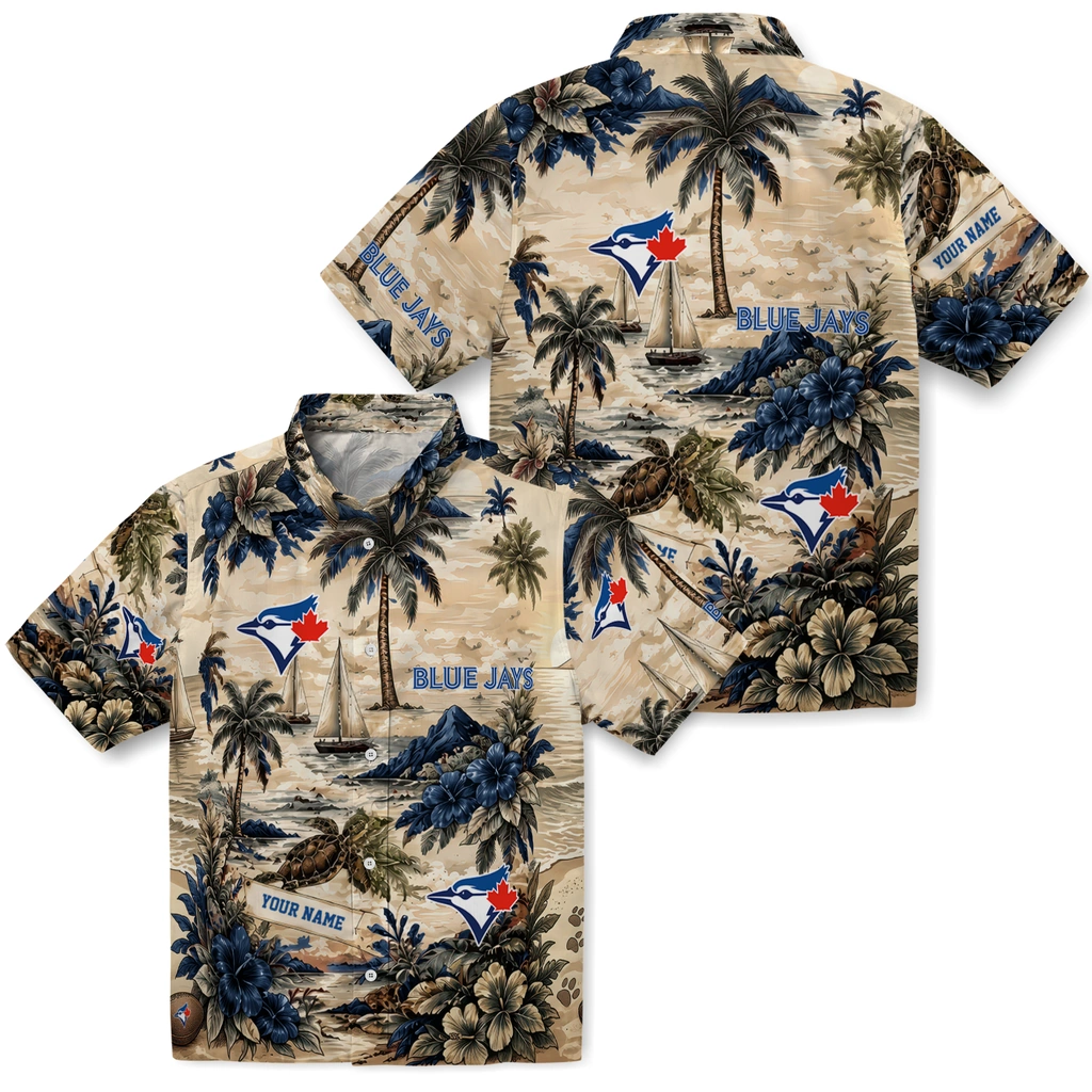 toronto-blue-jays-hawaiian-shirt-customized-island-voyage-blue-beige-high-quality