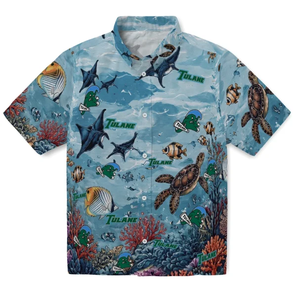 tulane-green-wave-hawaiian-shirt-customized-coral-reef-aqua-best-selling tulane green wave hawaiian shirt customized coral reef aqua best selling