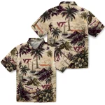 virginia-tech-hokies-hawaiian-shirt-custom-island-voyage-maroon-beige-best-selling