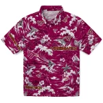 virginia-tech-hokies-hawaiian-shirt-personalized-wave-florals-maroon-best-selling