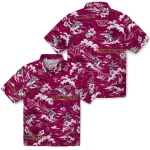 virginia-tech-hokies-hawaiian-shirt-personalized-wave-florals-maroon-best-selling