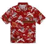 washington-commanders-hawaiian-shirt-custom-wave-florals-burgundy-best-selling
