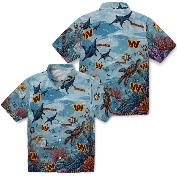 washington-commanders-hawaiian-shirt-personalized-coral-reef-aqua-high-quality