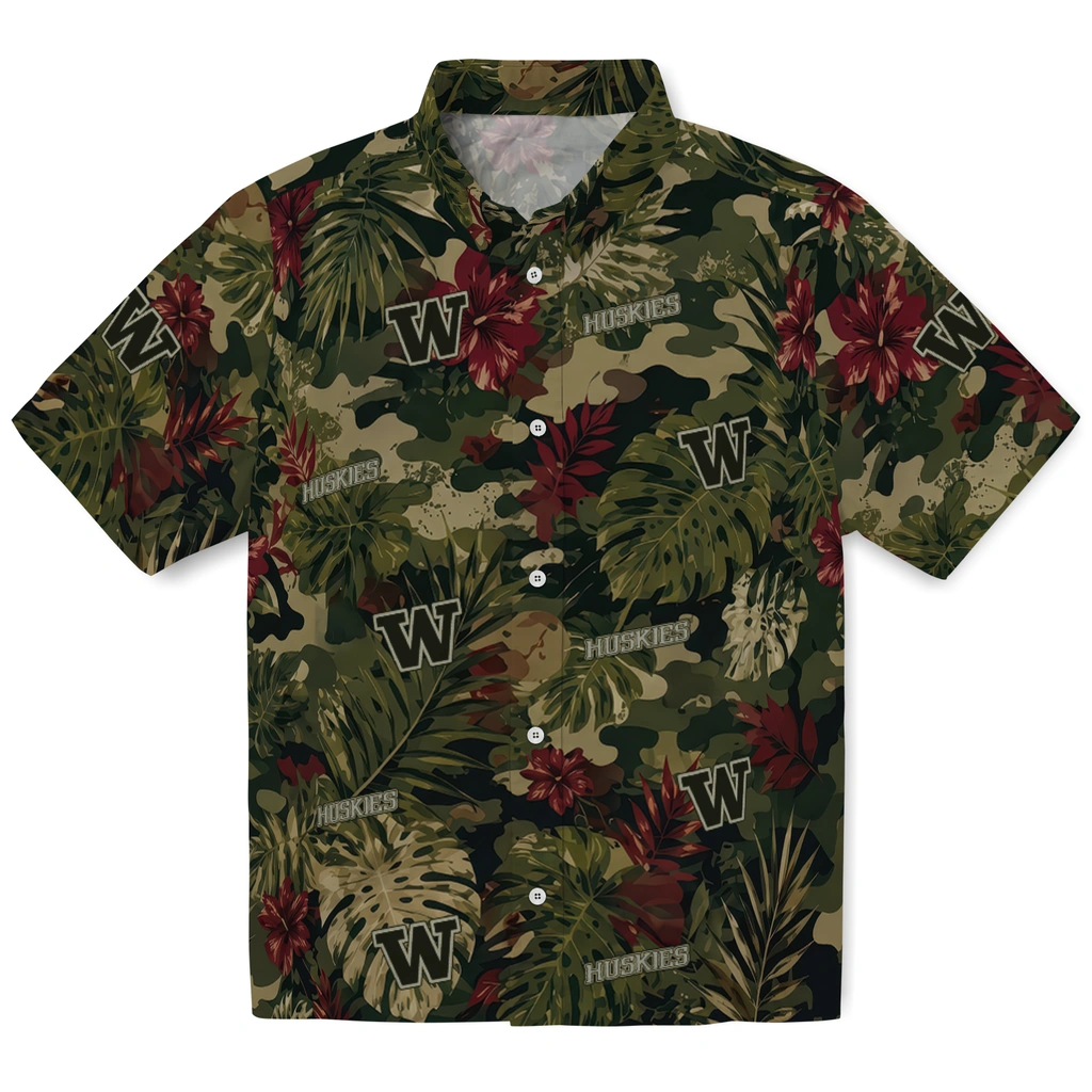 washington-huskies-hawaiian-shirt-custom-foliage-camo-dark-olive-green-best-selling washington huskies hawaiian shirt custom foliage camo dark olive green best selling