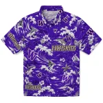 Washington Huskies Hawaiian Shirt - Custom Wave Florals Purple 1 washington-huskies-hawaiian-shirt-custom-wave-florals-purple-best-selling