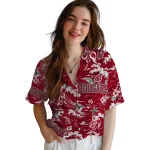 washington-state-cougars-hawaiian-shirt-customized-wave-florals-crimson-best-selling