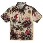 washington-state-cougars-hawaiian-shirt-personalized-island-voyage-crimson-beige-best-selling