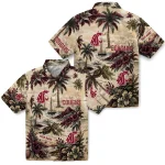 washington-state-cougars-hawaiian-shirt-personalized-island-voyage-crimson-beige-best-selling