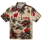 wisconsin-badgers-hawaiian-shirt-custom-island-voyage-red-beige-best-selling