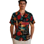 wisconsin-badgers-hawaiian-shirt-customized-scenic-collage-black-green-best-selling