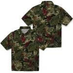 wisconsin-badgers-hawaiian-shirt-personalized-foliage-camo-dark-olive-green-best-selling